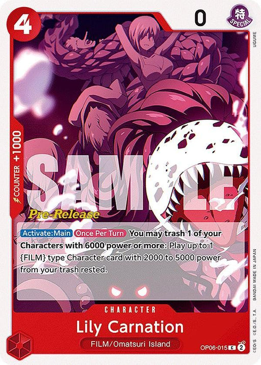 Lily Carnation [Wings of the Captain Pre-Release Cards] - for just $0.15! 