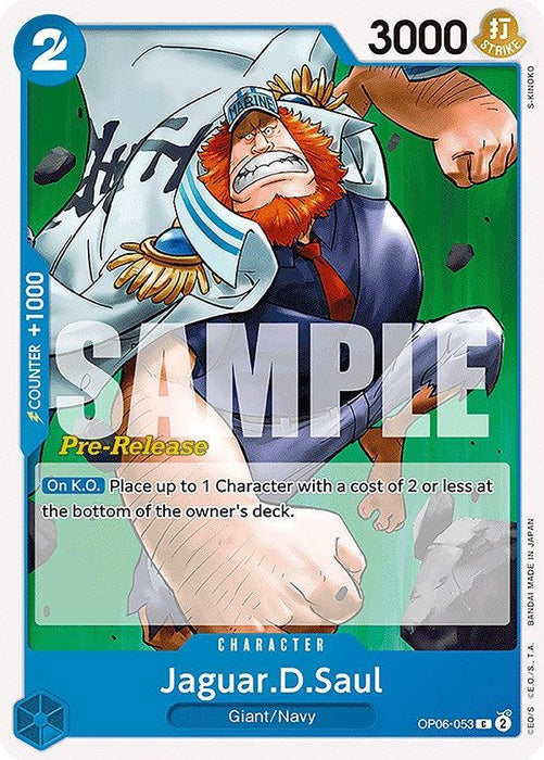 Jaguar.D.Saul [Wings of the Captain Pre-Release Cards] - for just $0.15! 
