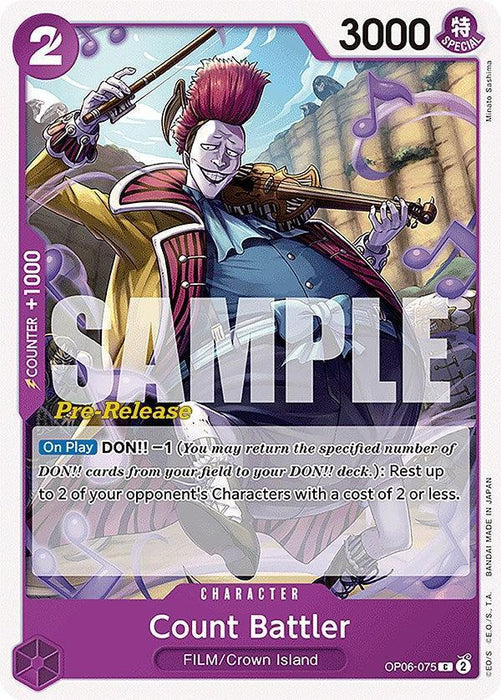 Count Battler [Wings of the Captain Pre-Release Cards] - for just $0.10! 