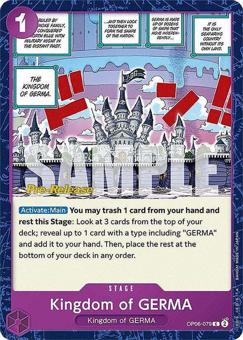Kingdom of GERMA [Wings of the Captain Pre-Release Cards] - for just $0.65! 