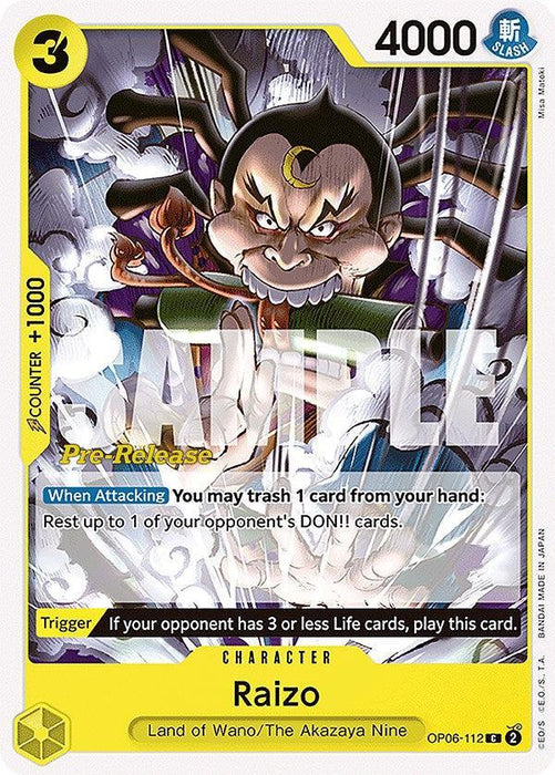 Raizo [Wings of the Captain Pre-Release Cards] - for just $0.20! 