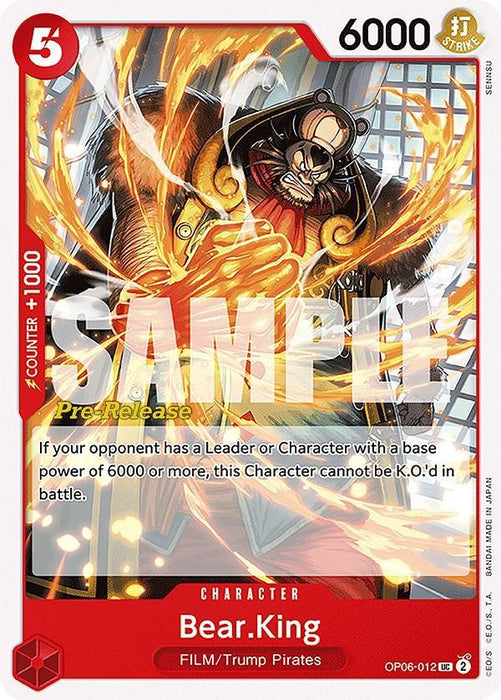 Bear.King [Wings of the Captain Pre-Release Cards] - for just $0.40! 