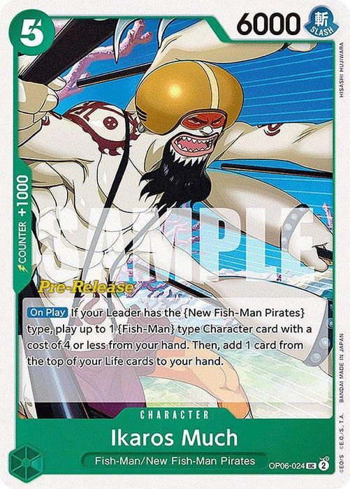 Ikaros Much [Wings of the Captain Pre-Release Cards] - for just $0.35! 