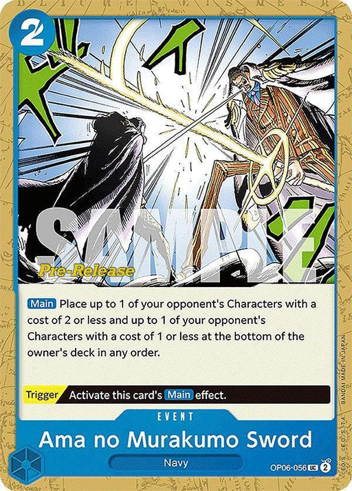 Ama no Murakumo Sword [Wings of the Captain Pre-Release Cards] - for just $0.45! 