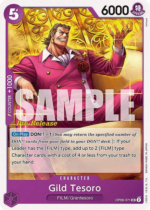 Gild Tesoro [Wings of the Captain Pre-Release Cards] - for just $1.40! 