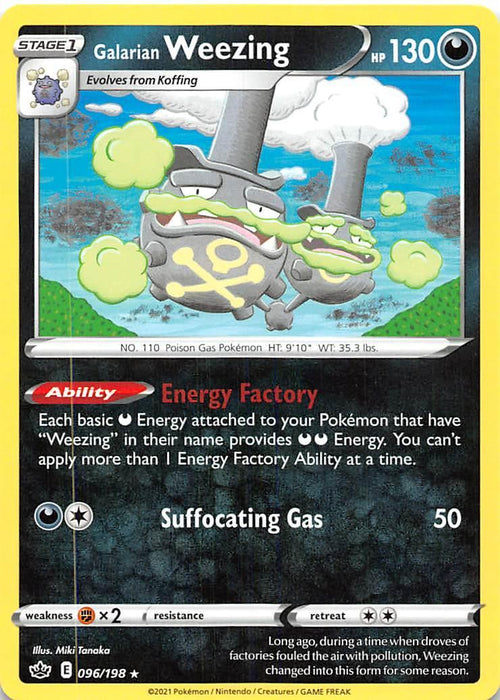 Galarian Weezing (096/198) [Sword & Shield: Chilling Reign] - for just $0.10! 