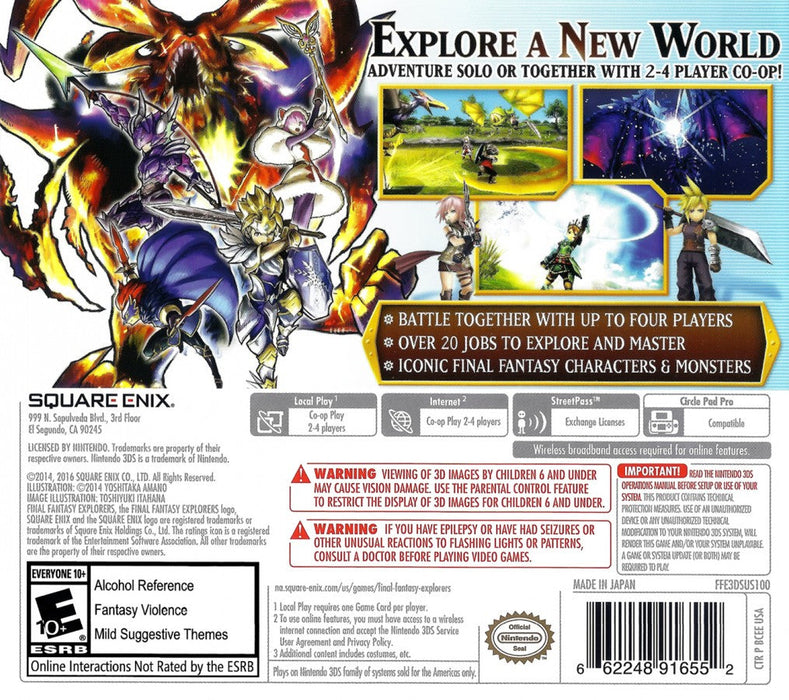 Final Fantasy Explorers – Nintendo 3DS (3DS) - for just $16.99! 