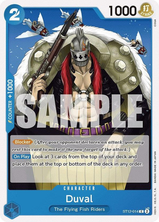 Duval [Starter Deck: Zoro and Sanji] - for just $0.10! 