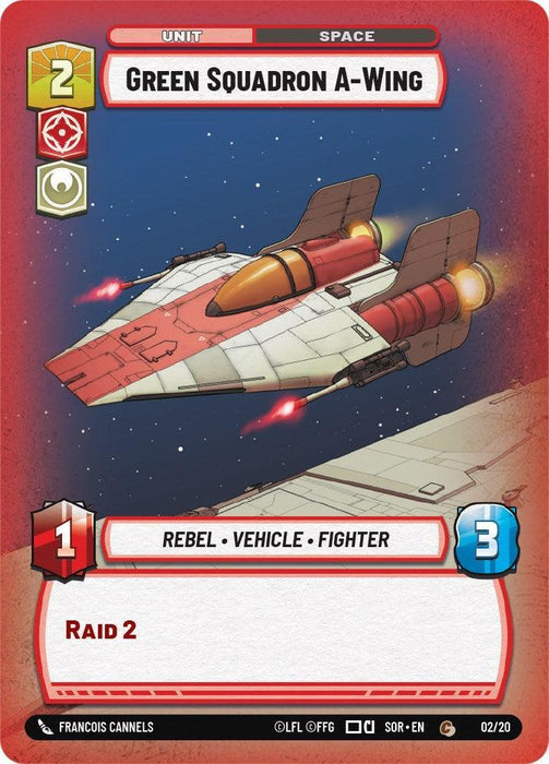 Green Squadron A-Wing (Weekly Play Promo) (2/20) [Spark of Rebellion Promos] - for just $0.10! 