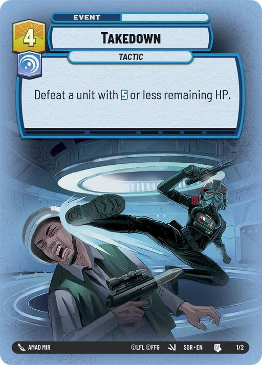 Takedown (Store Showdown Promo) (1/2) [Spark of Rebellion Promos] - for just $0.20! 