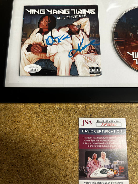 Framed & Signed Kaine Of Ying Yang Twins Me & My Brother CD Booklet With JSA COA - for just $120! 