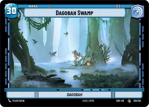 Dagobah Swamp // Shield (21 // T02) [Spark of Rebellion] - for just $0.10! 