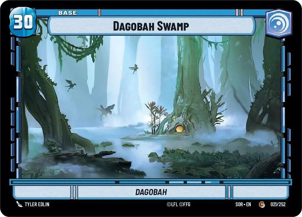 Dagobah Swamp // Shield (21 // T02) [Spark of Rebellion] - for just $0.10! 