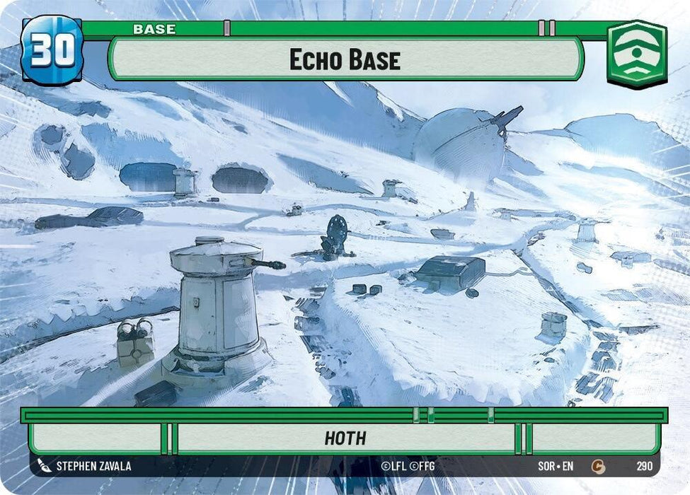 Echo Base // Shield (Hyperspace) (290 // T04) [Spark of Rebellion] - for just $0.10! 