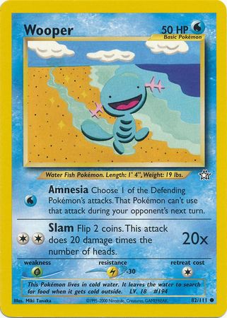 Wooper (82/111) [Neo Genesis Unlimited] - Just $0.20! Shop now at Retro Gaming of Denver