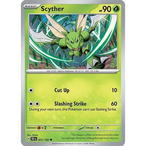 Scyther (001/162) [Scarlet & Violet: Temporal Forces] - Just $0.03! Shop now at Retro Gaming of Denver