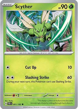 Scyther 001/162 - SV05 Temporal Forces - for just $0.05! 