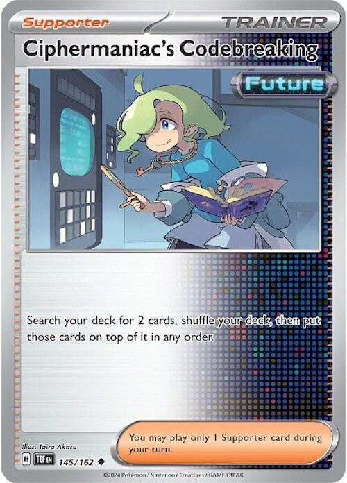 Ciphermaniac's Codebreaking (145/162) [Scarlet & Violet: Temporal Forces] - for just $0.10! 