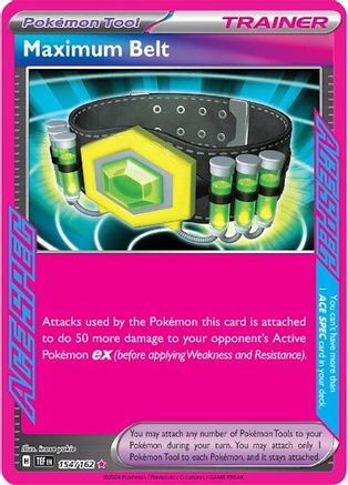 Maximum Belt 154/162 - SV05 Temporal Forces Holofoil - for just $0.33! 