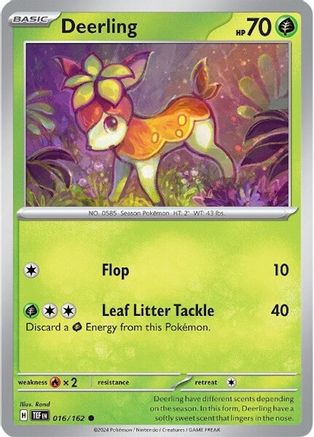 Deerling 016/162 - SV05 Temporal Forces - for just $0.05! 