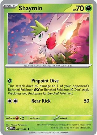 Shaymin 013/162 - SV05 Temporal Forces - for just $0.06! 