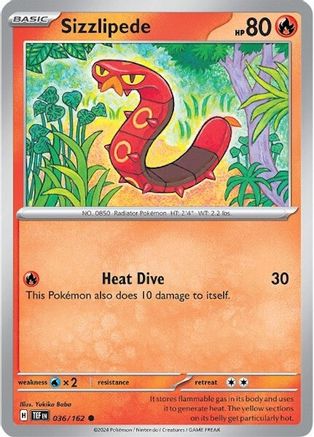 Sizzlipede 036/162 - SV05 Temporal Forces - for just $0.04! 