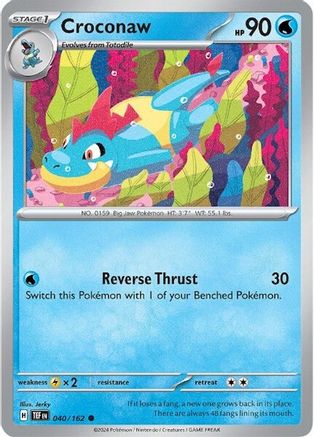 Croconaw 040/162 - SV05 Temporal Forces - for just $0.13! 