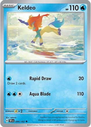 Keldeo 044/162 - SV05 Temporal Forces - for just $0.07! 