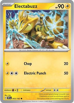 Electabuzz 053/162 - SV05 Temporal Forces - for just $0.04! 