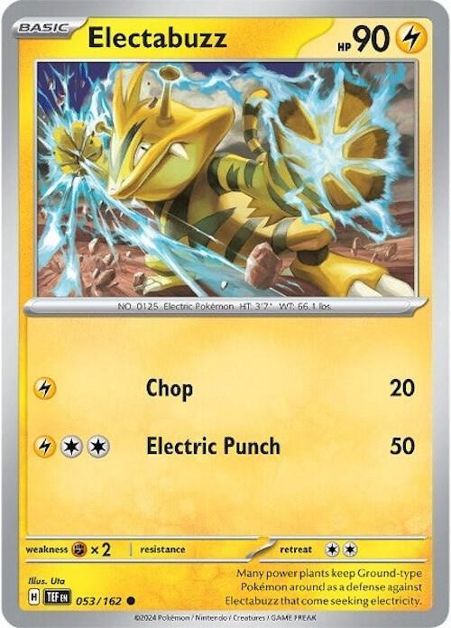 Electabuzz (053/162) [Scarlet & Violet: Temporal Forces] - for just $0.10! 