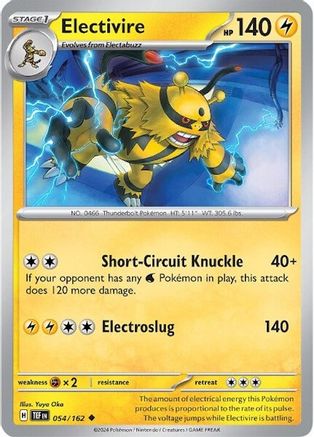 Electivire 054/162 - SV05 Temporal Forces - for just $0.05! 