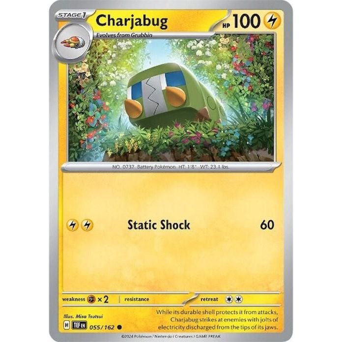 Charjabug (055/162) [Scarlet & Violet: Temporal Forces] - Just $0.04! Shop now at Retro Gaming of Denver