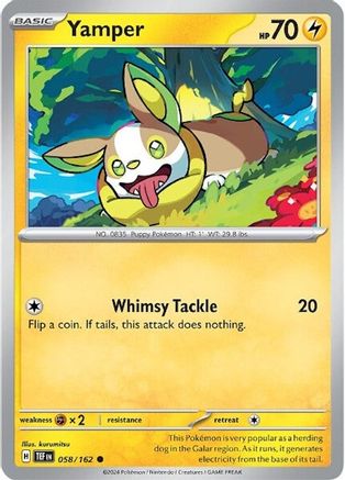 Yamper 058/162 - SV05 Temporal Forces - for just $0.08! 