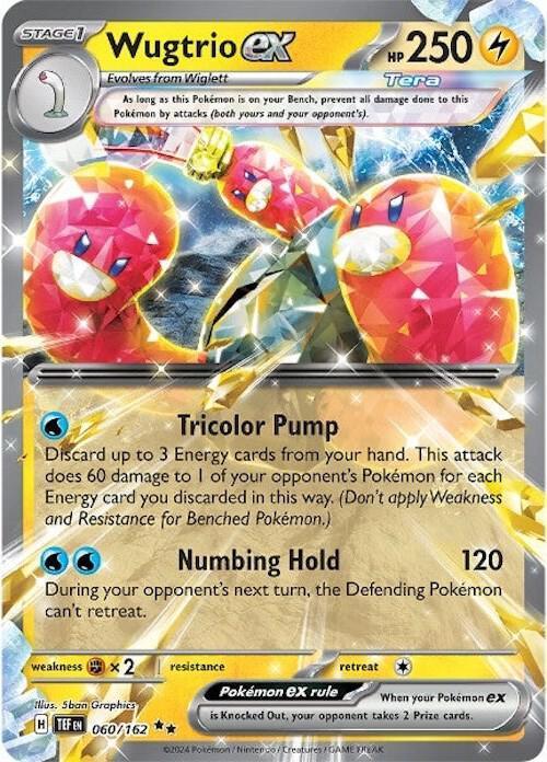 Wugtrio ex (060/162) [Scarlet & Violet: Temporal Forces] - for just $0.30! 