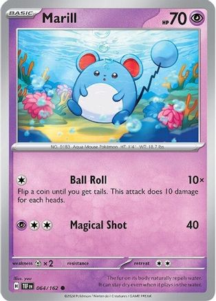 Marill 064/162 - SV05 Temporal Forces - for just $0.08! 