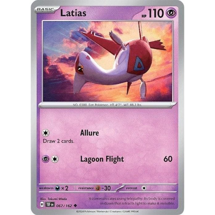 Latias (067/162) [Scarlet & Violet: Temporal Forces] - Just $0.10! Shop now at Retro Gaming of Denver