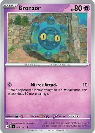 Bronzor 068/162 - SV05 Temporal Forces - for just $0.04! 