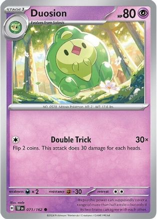 Duosion 071/162 - SV05 Temporal Forces - for just $0.05! 