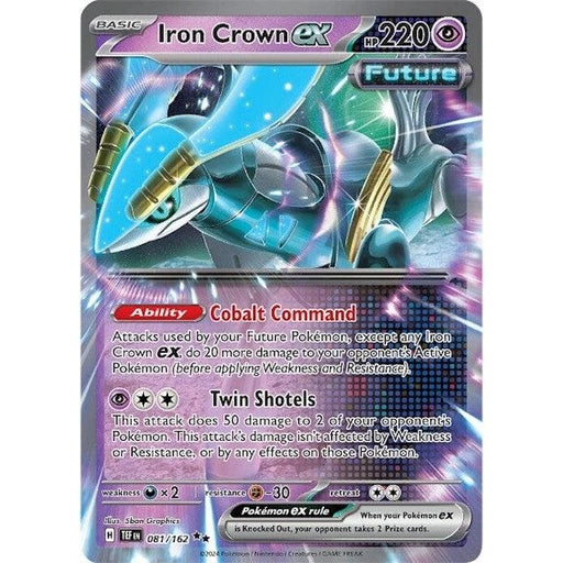 Iron Crown ex (081/162) [Scarlet & Violet: Temporal Forces] - Just $0.38! Shop now at Retro Gaming of Denver