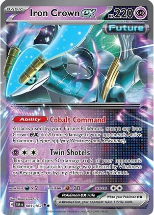 Iron Crown ex 081/162 - SV05 Temporal Forces Holofoil - for just $0.40! 