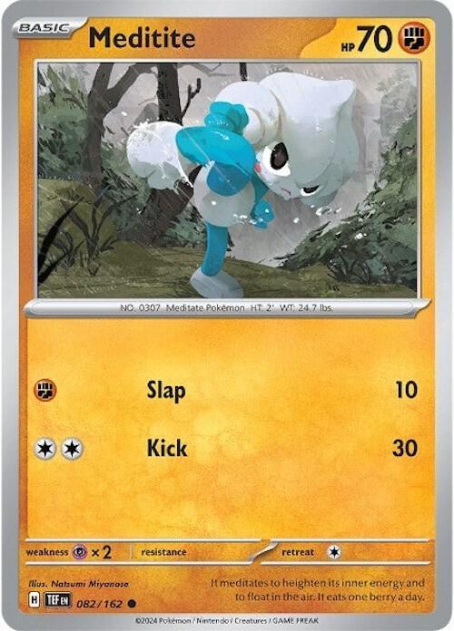 Meditite (082/162) [Scarlet & Violet: Temporal Forces] - for just $0.10! 