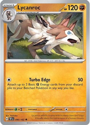 Lycanroc 090/162 - SV05 Temporal Forces - for just $0.05! 