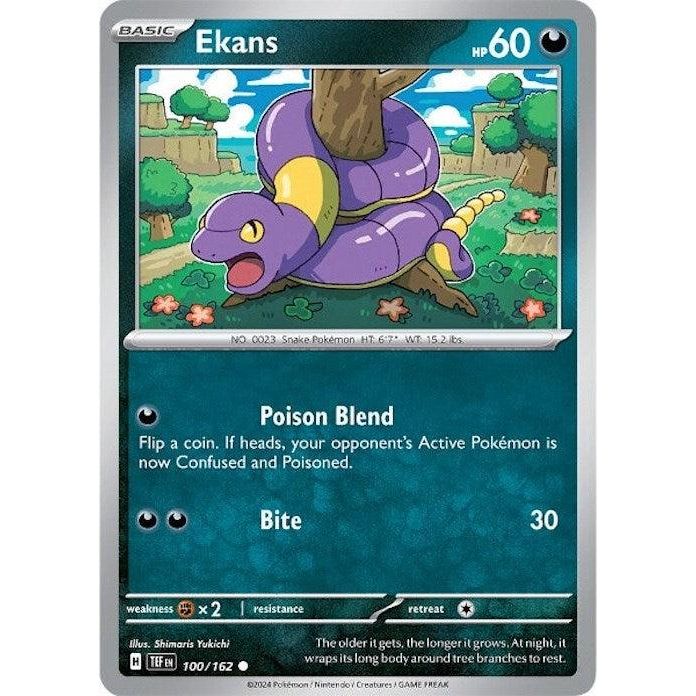 Ekans (100/162) [Scarlet & Violet: Temporal Forces] - Just $0.04! Shop now at Retro Gaming of Denver