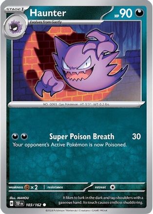 Haunter 103/162 - SV05 Temporal Forces - for just $0.10! 