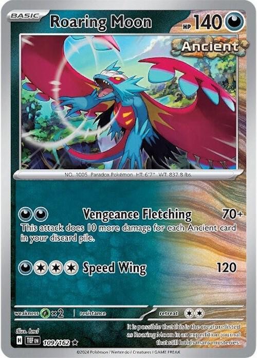 Roaring Moon (109/162) [Scarlet & Violet: Temporal Forces] - for just $0.10! 