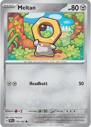Meltan 116/162 - SV05 Temporal Forces - for just $0.05! 