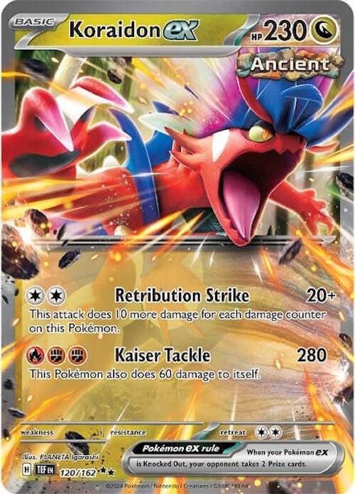 Koraidon ex (120/162) [Scarlet & Violet: Temporal Forces] - for just $0.30! 