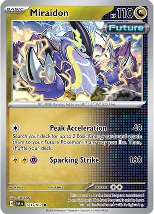 Miraidon 121/162 - SV05 Temporal Forces Holofoil - for just $0.08! 