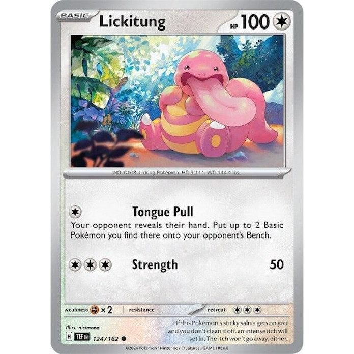 Lickitung (124/162) [Scarlet & Violet: Temporal Forces] - Just $0.03! Shop now at Retro Gaming of Denver