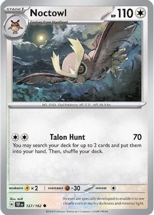 Noctowl 127/162 - SV05 Temporal Forces - for just $0.05! 
